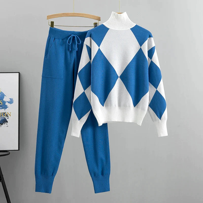 MatteoStile™️ Linz warmes & lässiges Pullover & Hosen Set
