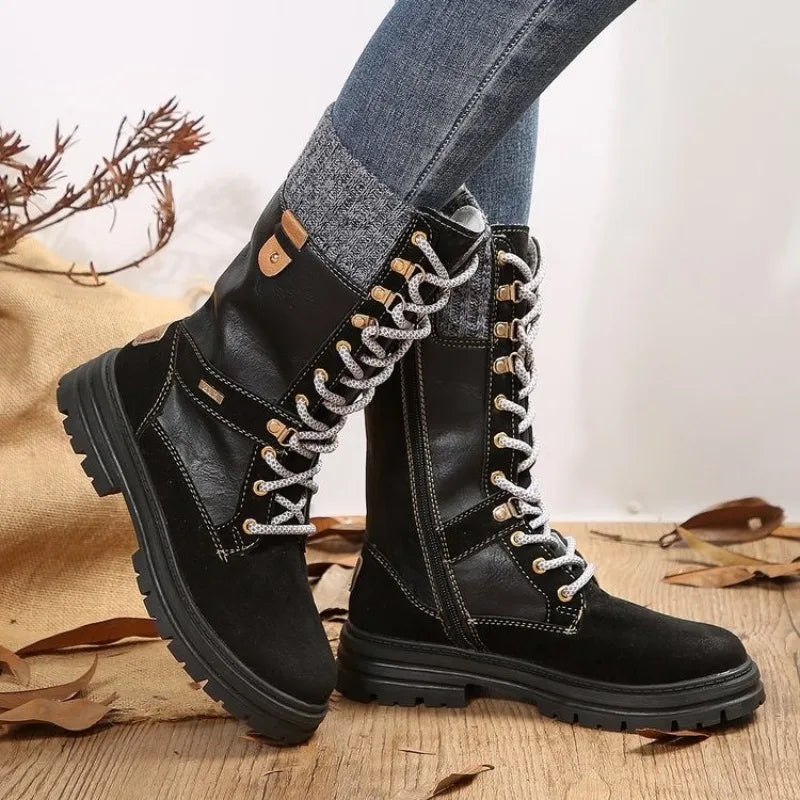 LucaCaldo™ Winterstiefel mit seitlichem Reißverschluss