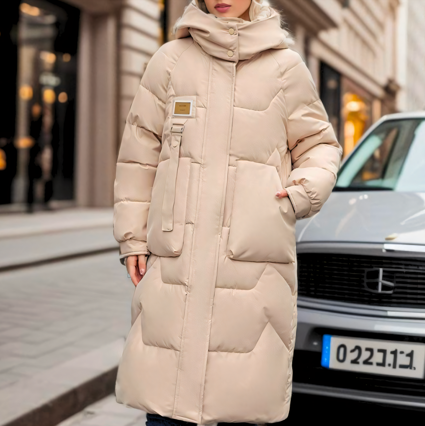 Ariani Celestina™ - Stylische lange wasserdichte Damen-Pufferjacke