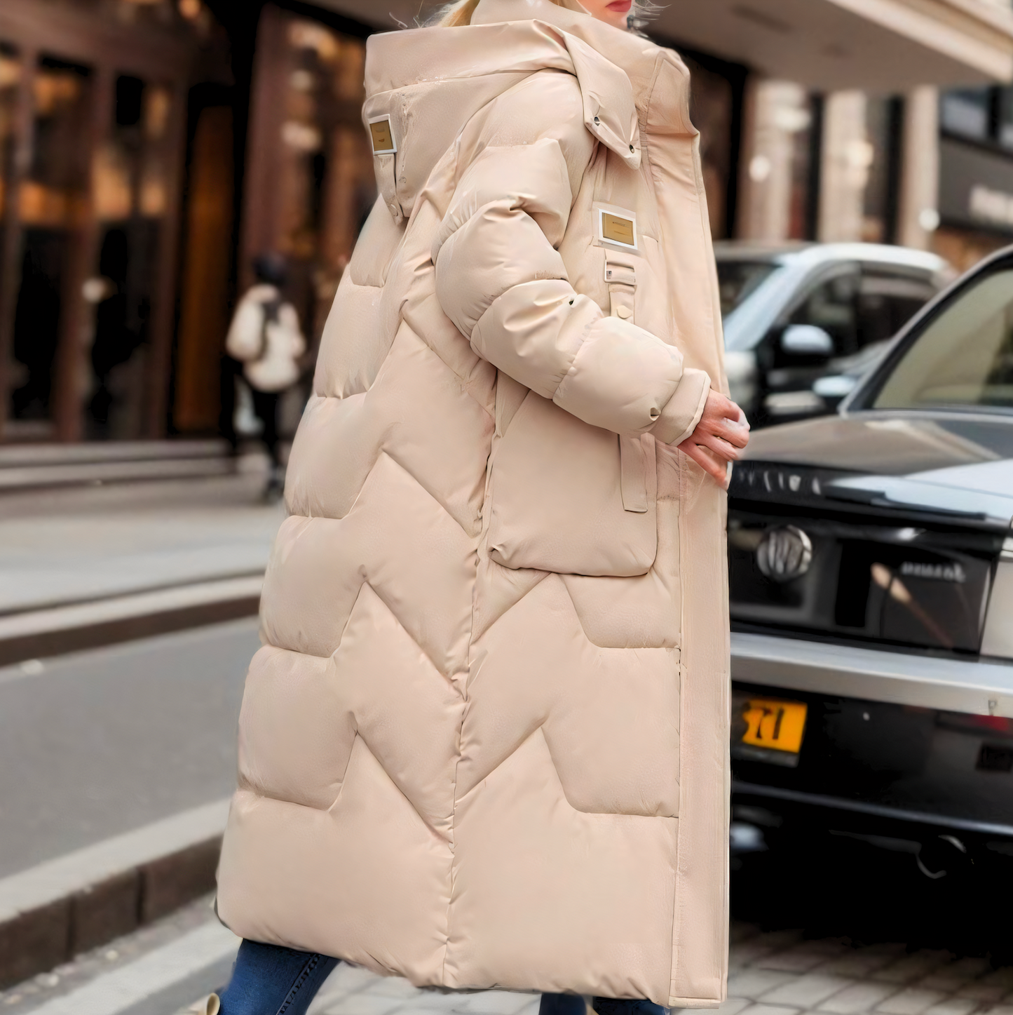 Ariani Celestina™ - Stylische lange wasserdichte Damen-Pufferjacke