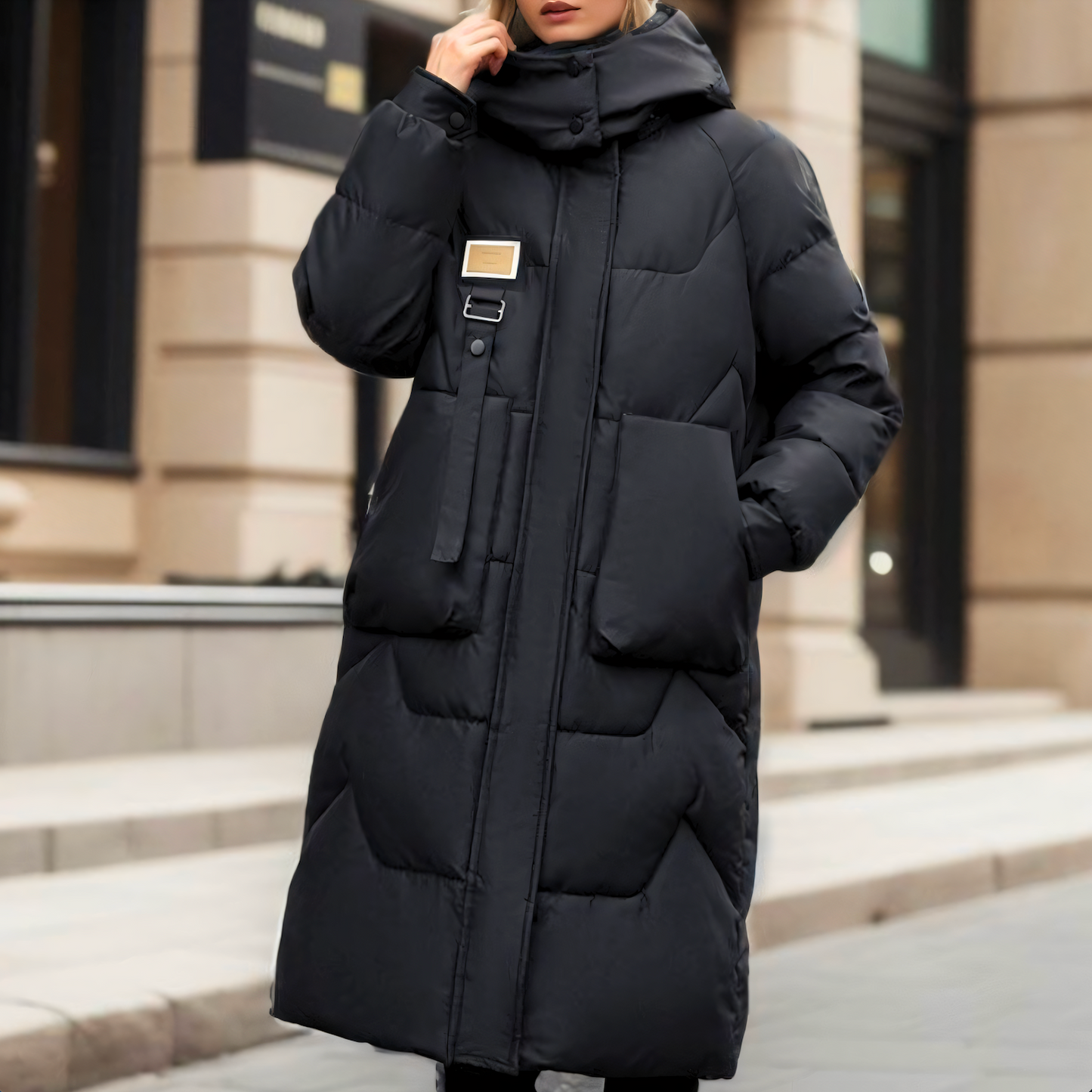 Ariani Celestina™ - Stylische lange wasserdichte Damen-Pufferjacke
