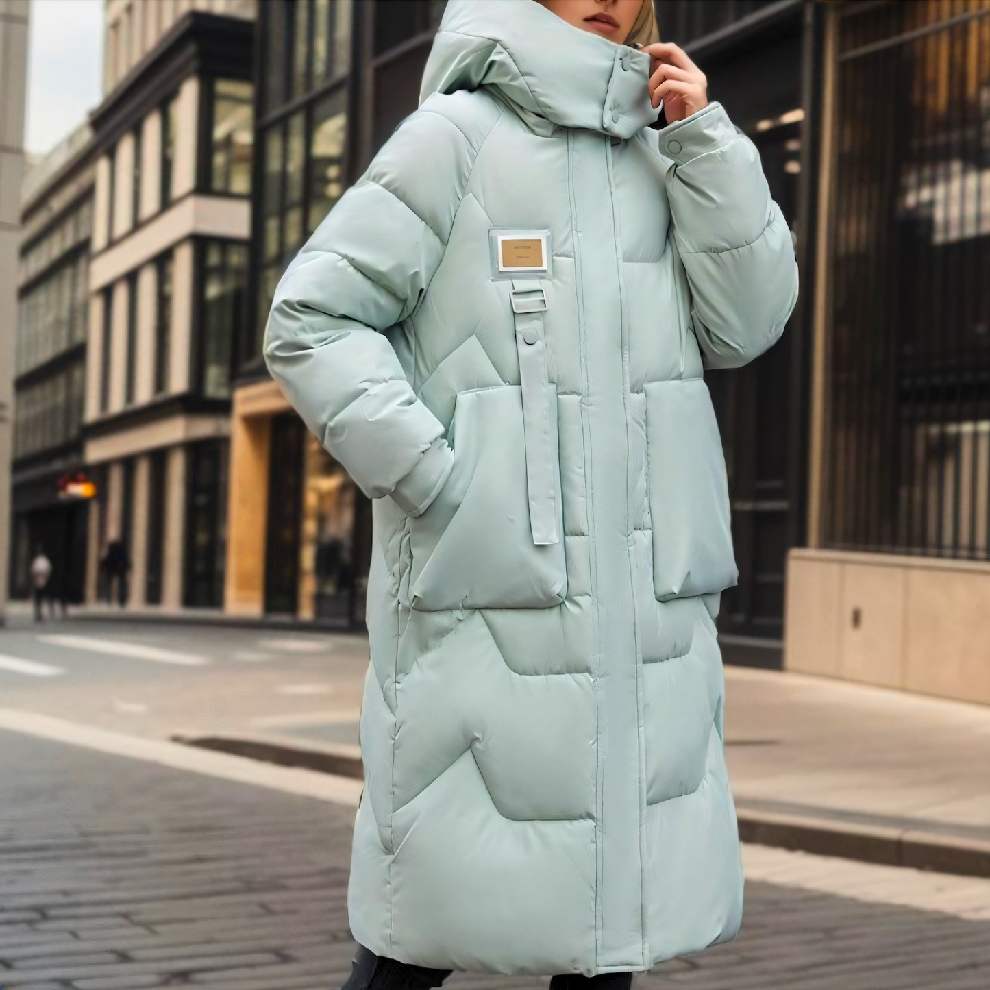 Ariani Celestina™ - Stylische lange wasserdichte Damen-Pufferjacke