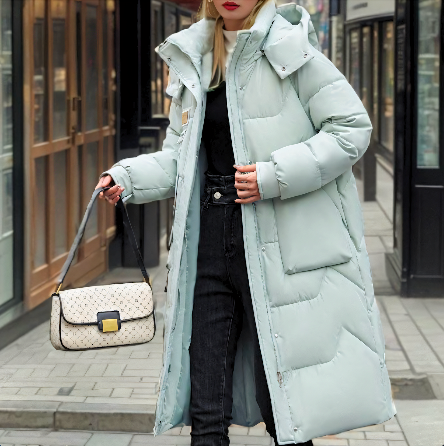 Ariani Celestina™ - Stylische lange wasserdichte Damen-Pufferjacke