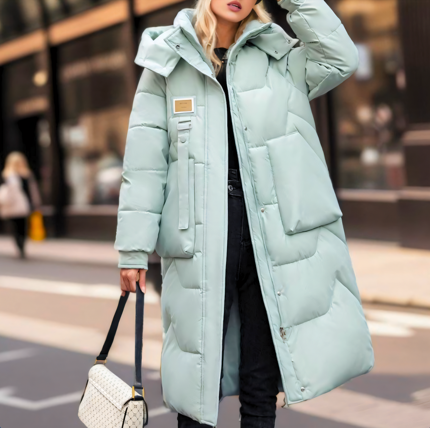 Ariani Celestina™ - Stylische lange wasserdichte Damen-Pufferjacke