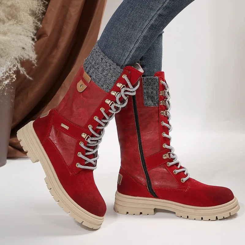 LucaCaldo™ Winterstiefel mit seitlichem Reißverschluss