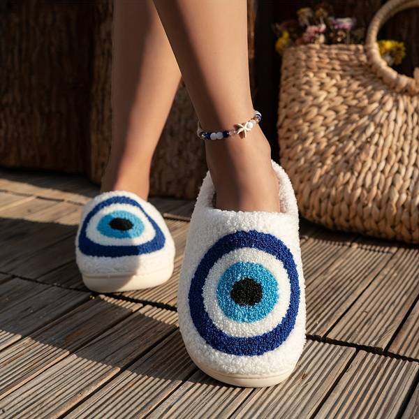 Occhielle Velluto™ - Orthopädische Hausschuhe Angry Eye