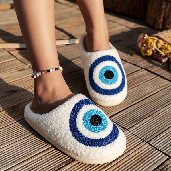 Occhielle Velluto™ - Orthopädische Hausschuhe Angry Eye