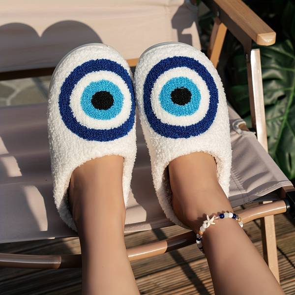 Occhielle Velluto™ - Orthopädische Hausschuhe Angry Eye