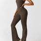 Vera Torino™ - Ausgestellter Jumpsuit mit V-Rücken