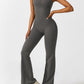 Vera Torino™ - Ausgestellter Jumpsuit mit V-Rücken