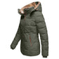 Alena Marinella™ - Stilvoller Gefütterter Winterjacke