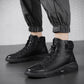 Alessio Martini™  - Einzigartiger schwarzer Lederschuhe
