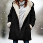 Alessia Torino™ - Hochwertige Fleecejacke aus Wildleder mit halblanger Kapuze