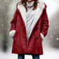 Alessia Torino™ - Hochwertige Fleecejacke aus Wildleder mit halblanger Kapuze