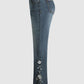 Ariana Levanto™ - Bestickte Jeans mit mittlerer Taille